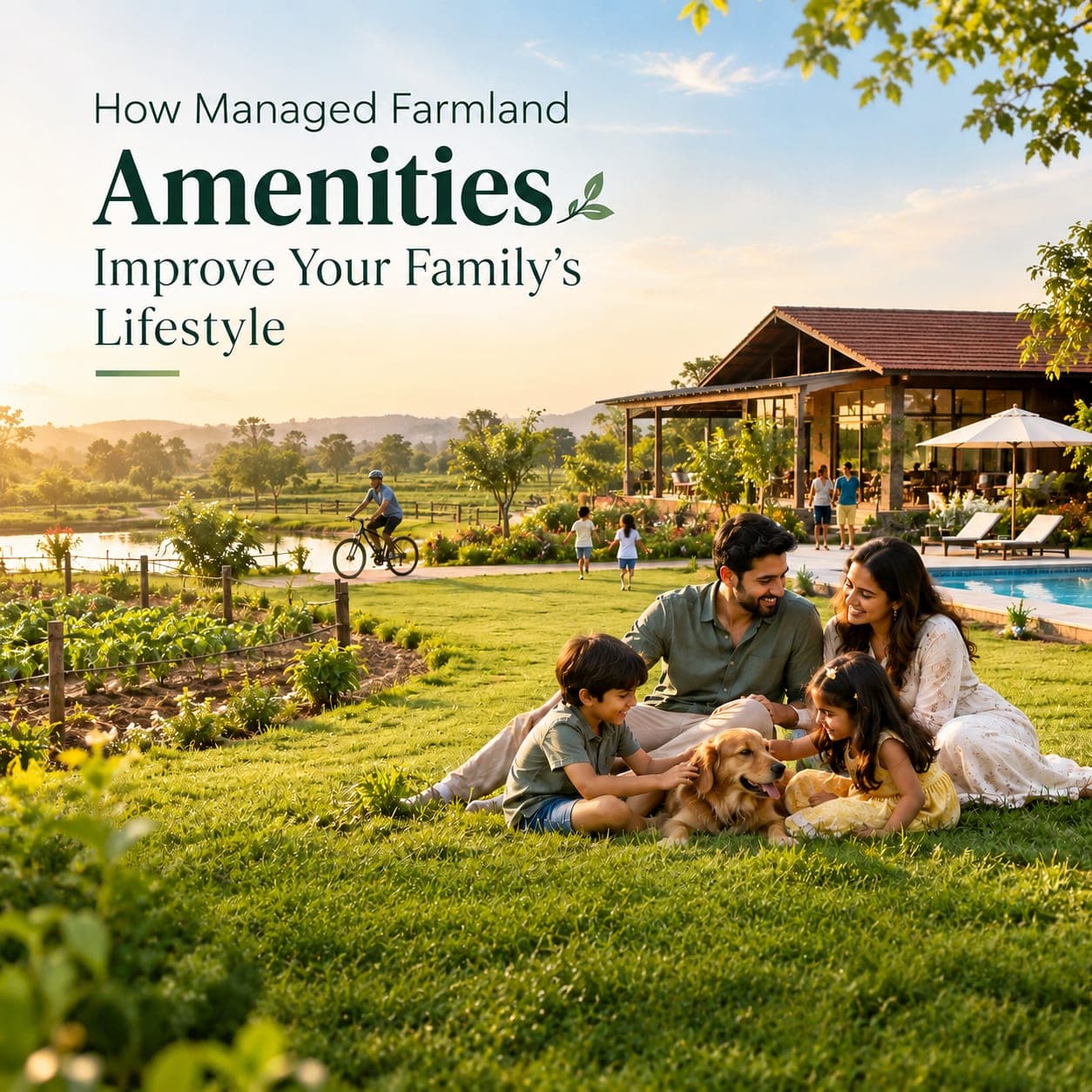 How Managed Farmland Amenities Improve Your Family's Lifestyle