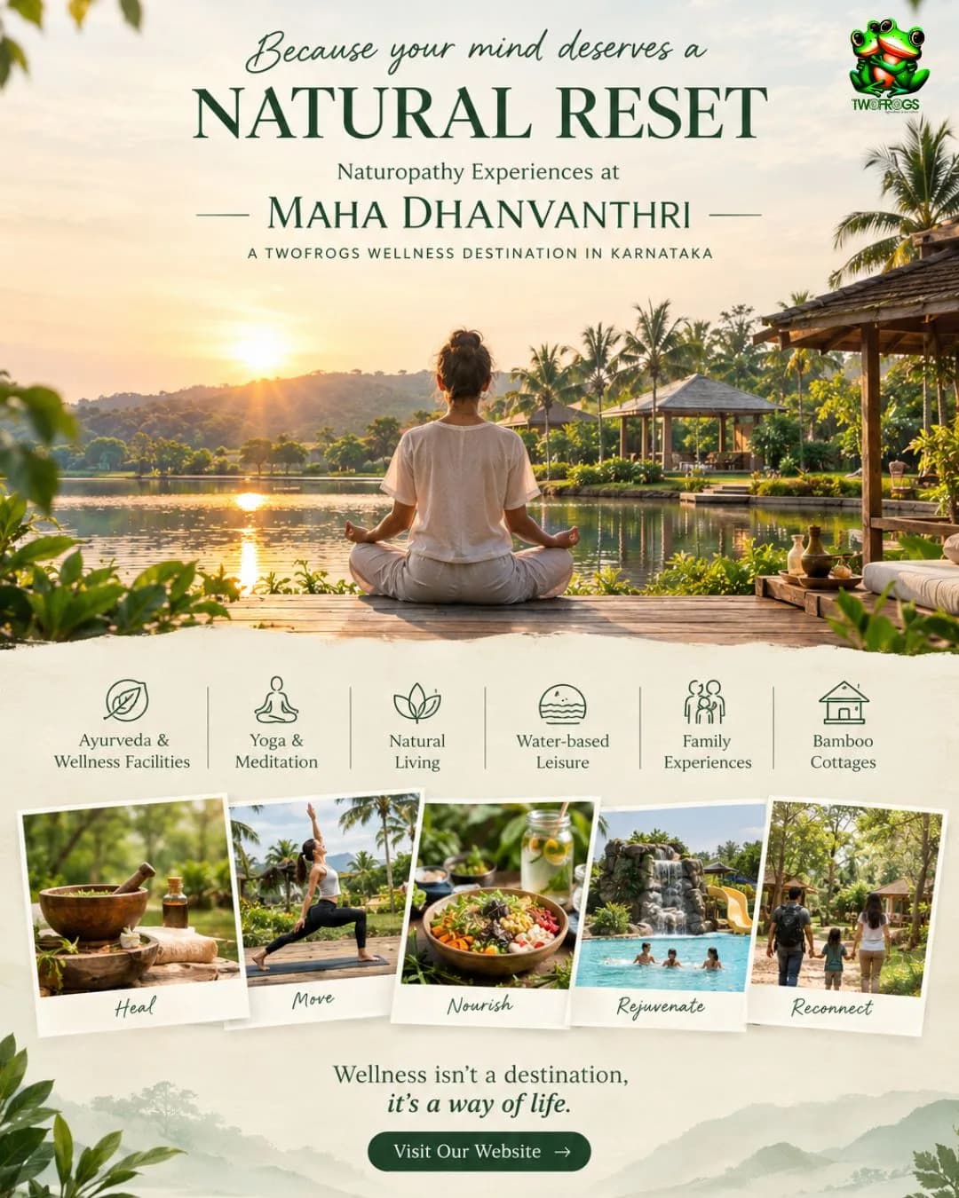 Naturopathy at Maha Dhanvantari | TwoFrogs Wellness Experience